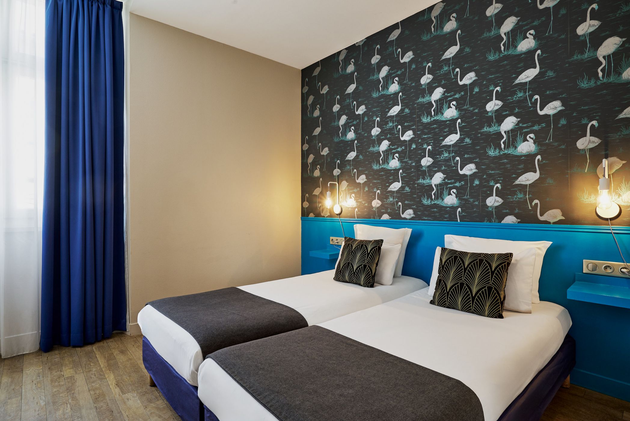 Chambre twin hôtel Marsiho